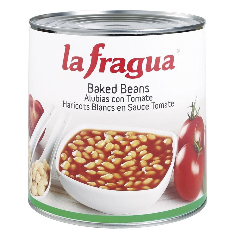 ALUBIAS CON TOMATE (BAKED BEANS) LATA 6/3 Kg.